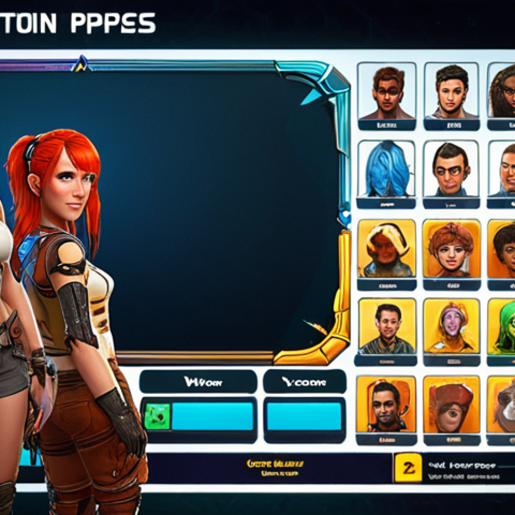 **A vibrant and colorful Cyphers game character selection screen. Showcase diverse characters in dynamic poses, with options for customization, including skins and abilities. Highlight a "New Player Welcome Pack" offer with enticing visuals.**
