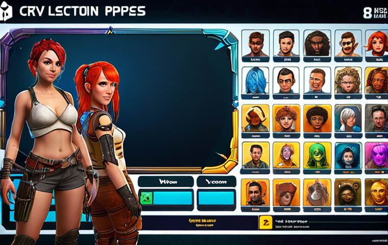**A vibrant and colorful Cyphers game character selection screen. Showcase diverse characters in dynamic poses, with options for customization, including skins and abilities. Highlight a "New Player Welcome Pack" offer with enticing visuals.**